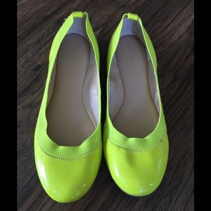 Banana Republic Bright Yellow Flats